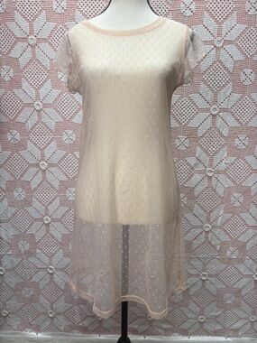 Pitahaya Sheer Swiss Dot Dress – M